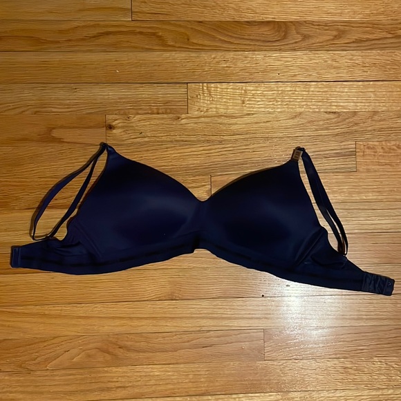 Victoria Secret Pink 36DD navy blue wireless bra - Picture 3 of 5